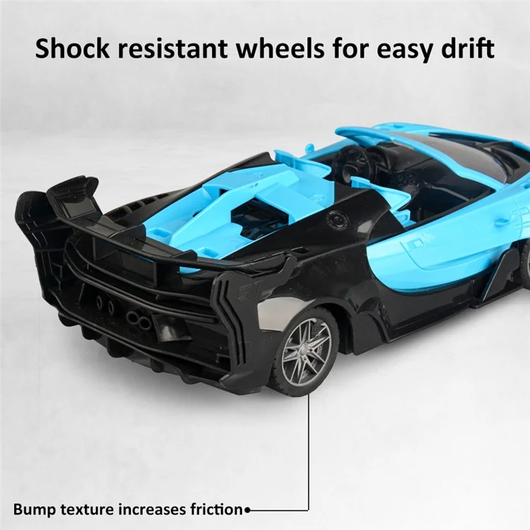 LX6078A 1:18 4CH RC Car Simulation Racing Car Model Toy Wireless Drift Electric Vehicle Toys for Children - Red