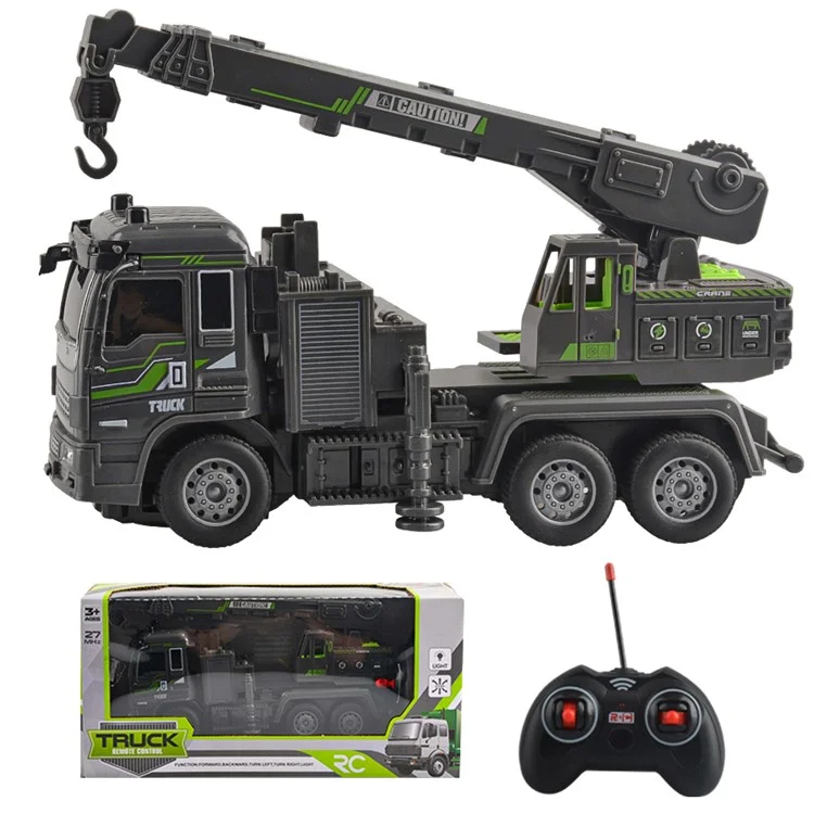 JC-051 Children 1:32 4CH RC Crane  Engineering Toy Multi-Joint Adjustable Wireless Electric Construction Vehicles Toy