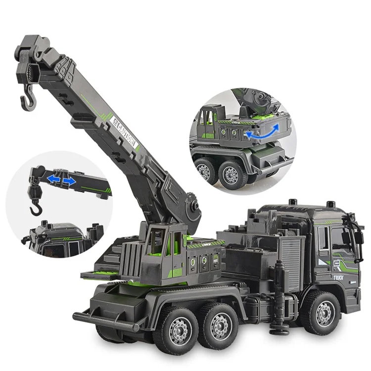 JC-051 Niños 1: 32 4CH RC Crane Engineering Toy Multi-articulable Ajustea Vehículos de Construcción Eléctrica Inalámbrica Juguete