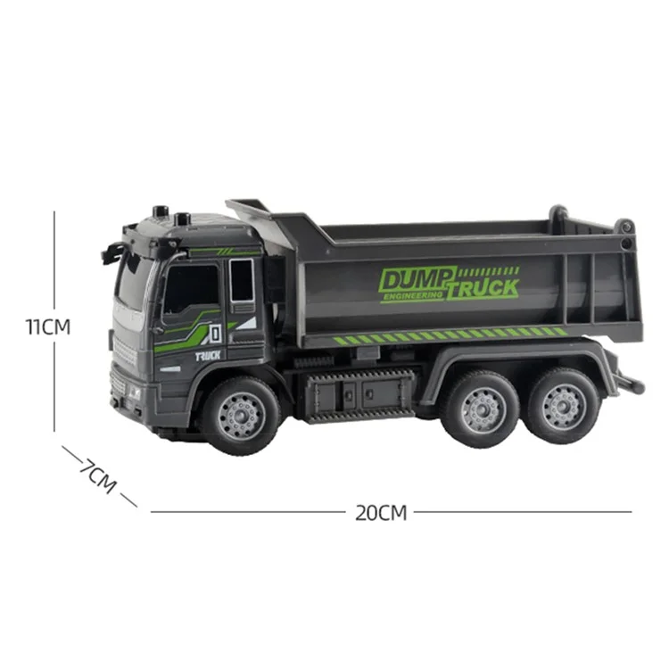 JC-053 Children 1:32 4CH RC Dump Truck  Engineering Toy Multi-Joint Adjustable Wireless Electric Construction Vehicles Toy