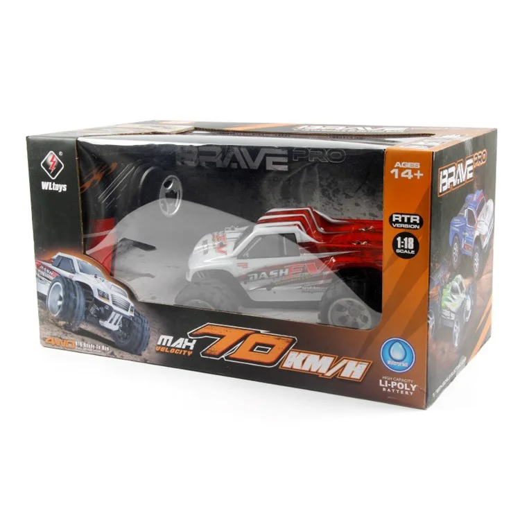 WLTOYS A979-B Upgraded 4WD 1/18 Monster Truck 2.4G RC Remote Control Car 70km/h - EU Plug