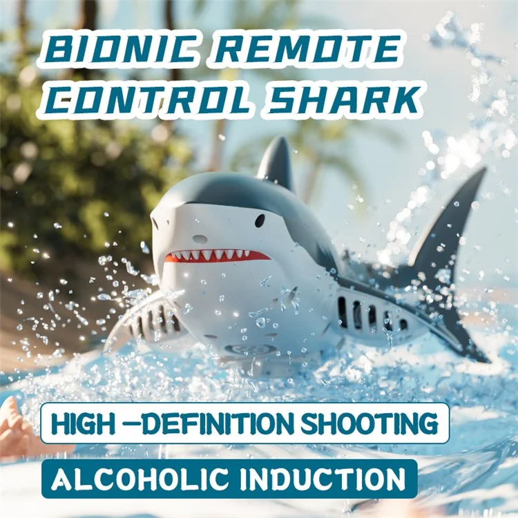 Cámara bionic de tiburón con diseño de lentes eléctrica con control remoto 4DRC S6 y 1 batería