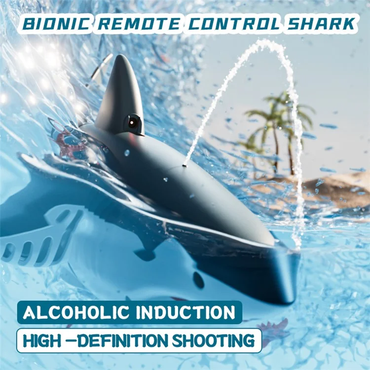 Cámara bionic de tiburón con diseño de lentes eléctrica con control remoto 4DRC S6 y 1 batería