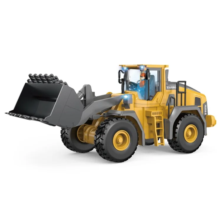 BC1057 Enfants 2.4G Bulldozer Jouets de véhicule de construction télécommandé en alliage pour enfants