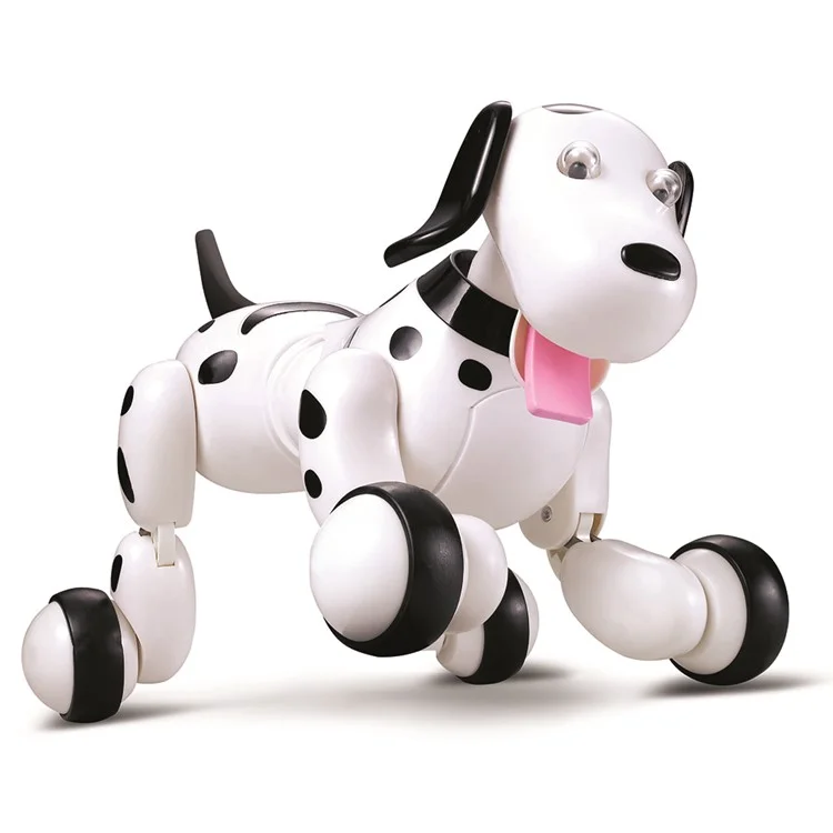 RC Space Walking Dog 2.4G Wireless Remote Control Smart Dog Electronic Pet Children's Toy - Black