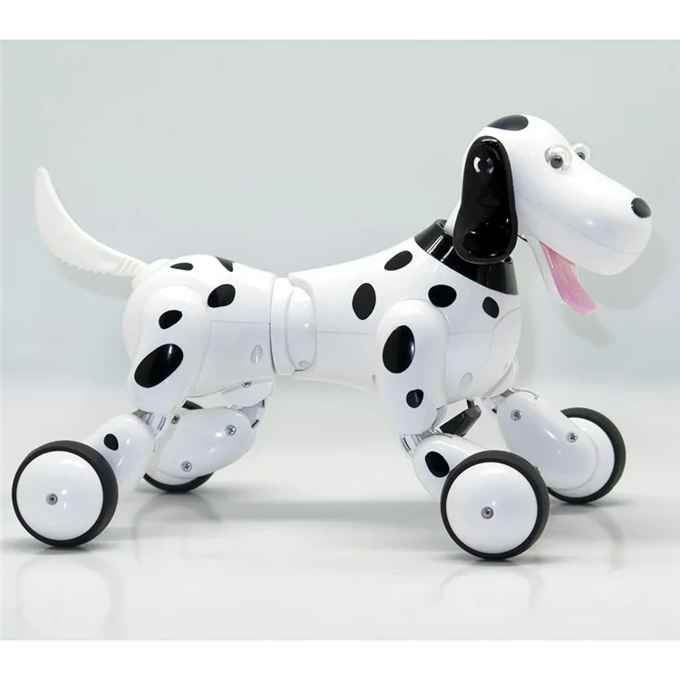 RC Space Walking Dog 2.4G Wireless Remote Control Smart Dog Electronic Pet Children's Toy - Black