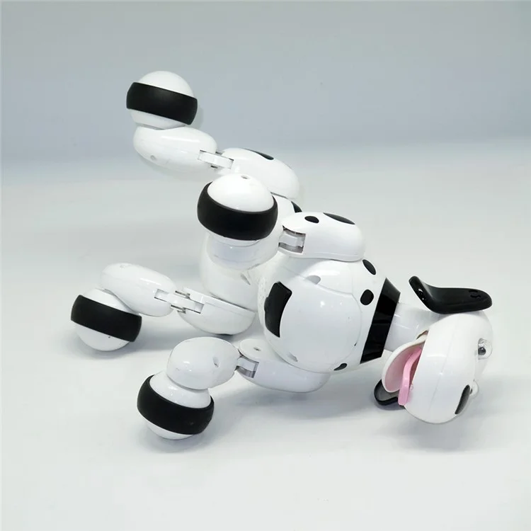RC Space Walking Dog 2.4G Wireless Remote Control Smart Dog Electronic Pet Children's Toy - Black