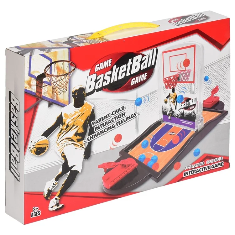 Double Finger Ejection Basketball Court Parent-child Interactive Desktop Shooting Game