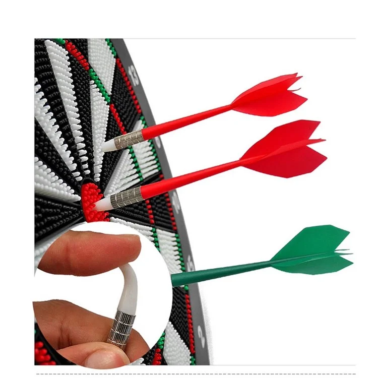 Funny Bristle Dartboard Thickening Flocking Disk with 6 Darts