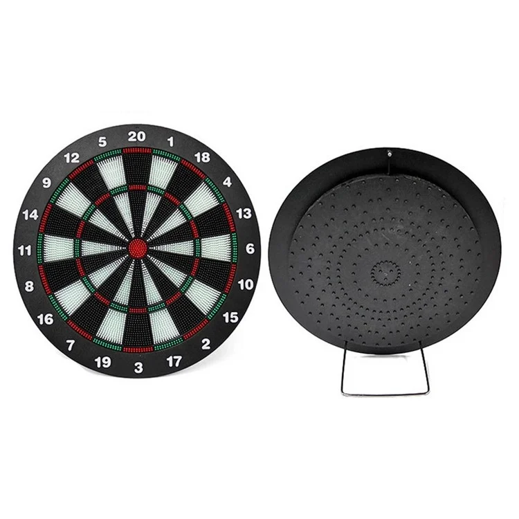 Funny Bristle Dartboard Thickening Flocking Disk with 6 Darts