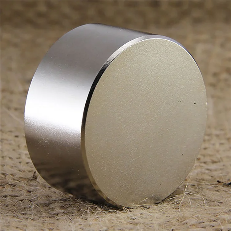 4pcs / Pack 40x20mm Forma Redonda Magnet De Succión Fuerte NDFEB Imán