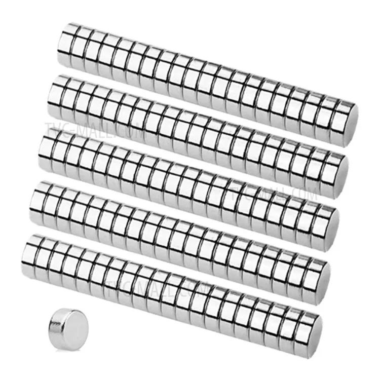 100Pcs/Set Round Strong Suction NdFeB Magnets for Industrial Equipment and DIY Toys, Size: 6 x 3mm