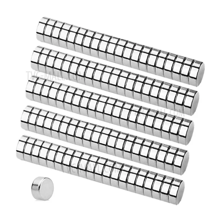 50 piezas/juego 6 x 3 mm imanes de neodimio redondos de succión fuerte para equipos industriales y juguetes DIY