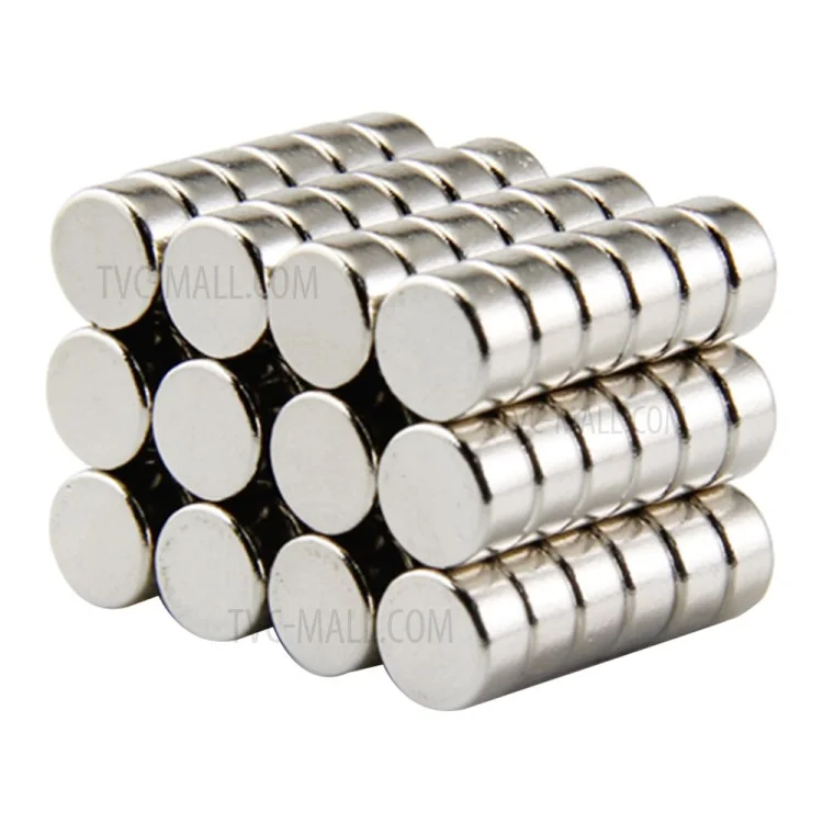 50 piezas/juego 6 x 3 mm imanes de neodimio redondos de succión fuerte para equipos industriales y juguetes DIY