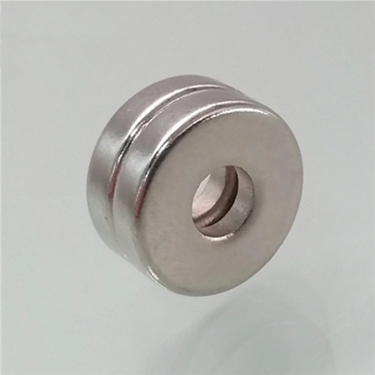 32 piezas/juego de imanes de neodimio (NdFeB) de forma circular con orificio, de 12 x 5 mm, para equipos industriales y proyectos de bricolaje