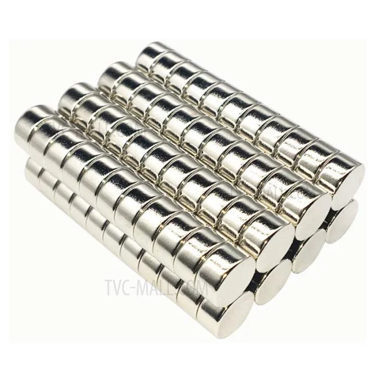100 Pcs/Conjunto Ímã Potente de Formato Redondo NdFeB, Tamanho: 12 x 6mm 