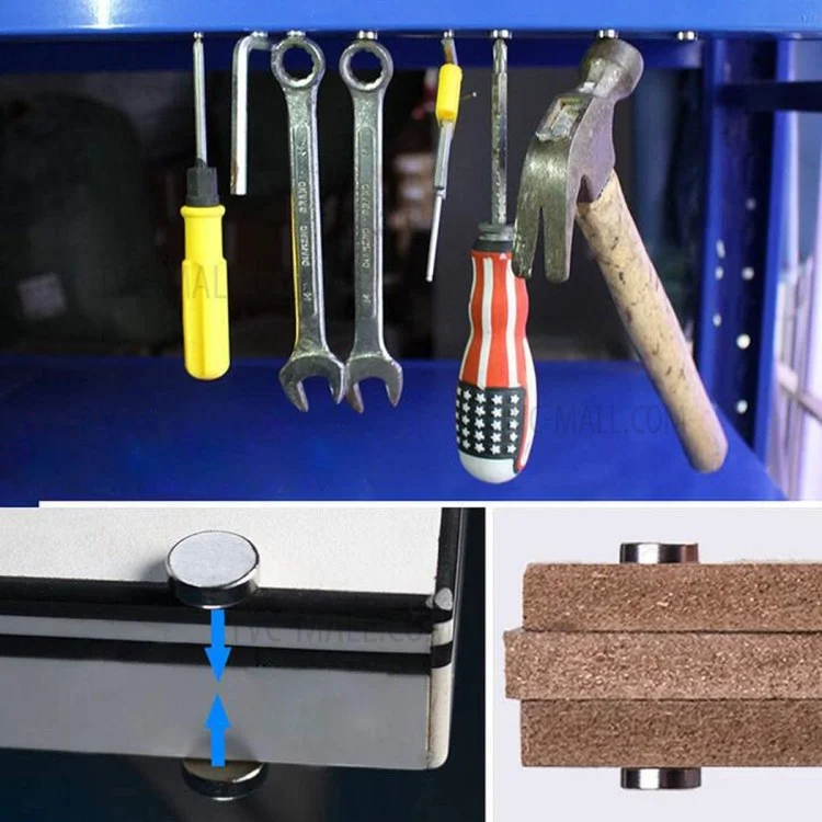 10 Stück / Set leistungsstarke runde NdFeB-Magnete, Größe: 12x6 mm