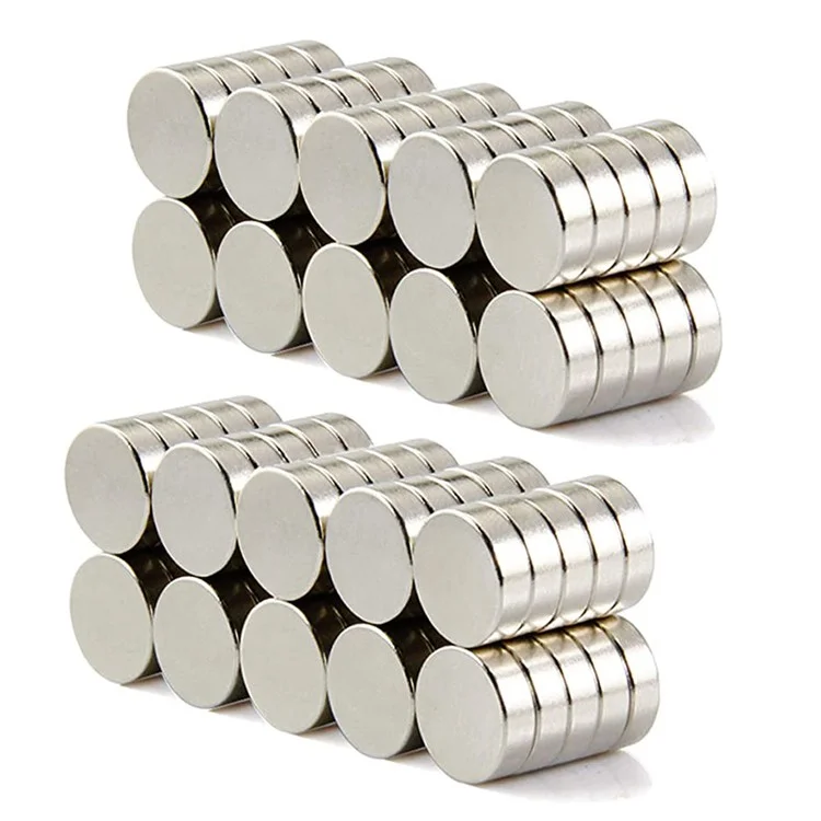 100pcs / Set Equipo Industrial Y Juguetes De Bricolaje Fuerte Succión Ronda NDFEB Imán, Tamaño: 12 X 4 Mm