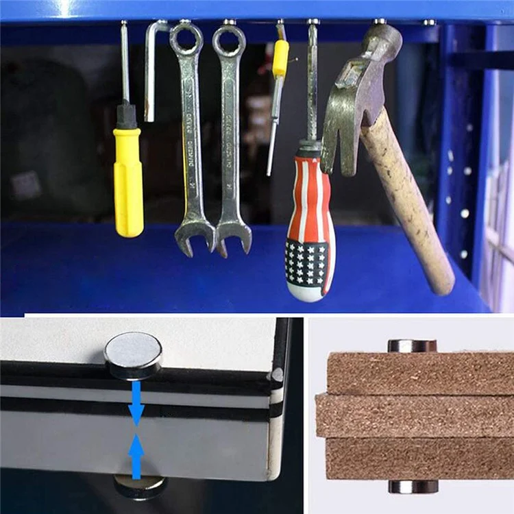 100pcs / Set Equipo Industrial Y Juguetes De Bricolaje Fuerte Succión Ronda NDFEB Imán, Tamaño: 12 X 4 Mm