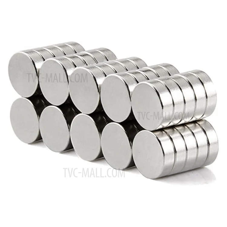 50Pcs/Set Industrial Equipment and DIY Toys Round Strong Suction NdFeB Magnet, Size: 12 x 4mm