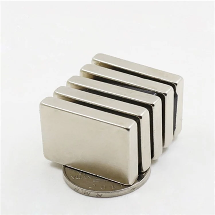 4 Stück/Packung 30 * 20 * 5 mm rechteckiger Magnet Super starker NdFeB-Magnet