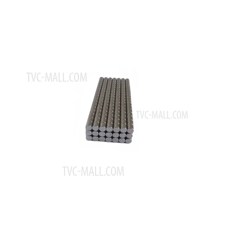 100 Pcs 5x5mm Forma Redonda Super Forte Magnético Ndfeb Ímã