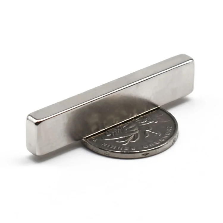 1 pieza 50*10*5 mm imán rectangular súper fuerte de neodimio NdFeB