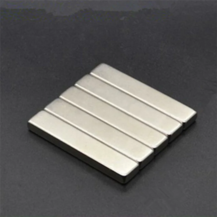 1pc 50 * 10 * 5mm Aimant Rectangulaire Magnétique Super Fort Aimant NDFEB