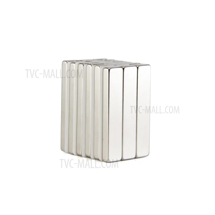 10 Stück/Packung 50*10*5 mm rechteckiger Magnet Super Strong NdFeB-Magnet