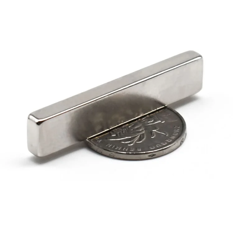 5 piezas / paquete Imán rectangular de neodimio súper fuerte de 50 * 10 * 5 mm
