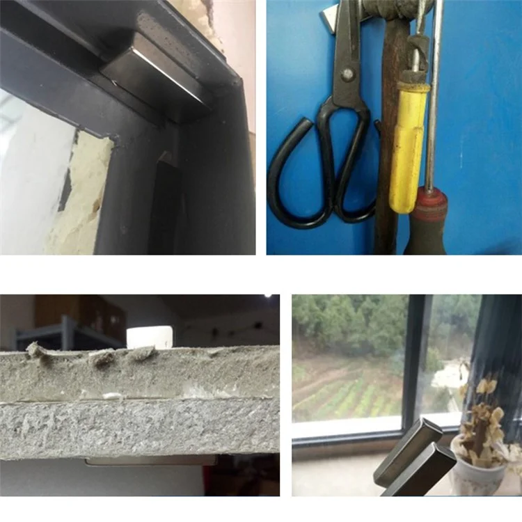 5 piezas / paquete Imán rectangular de neodimio súper fuerte de 50 * 10 * 5 mm