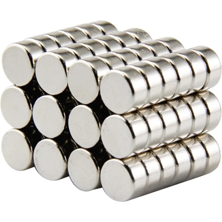 100Pcs/Pack Potente imán de NdFeB, imán redondo pequeño, 5*1.5mm