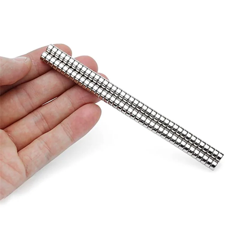 100Pcs/Pack Potente imán de NdFeB, imán redondo pequeño, 5*1.5mm