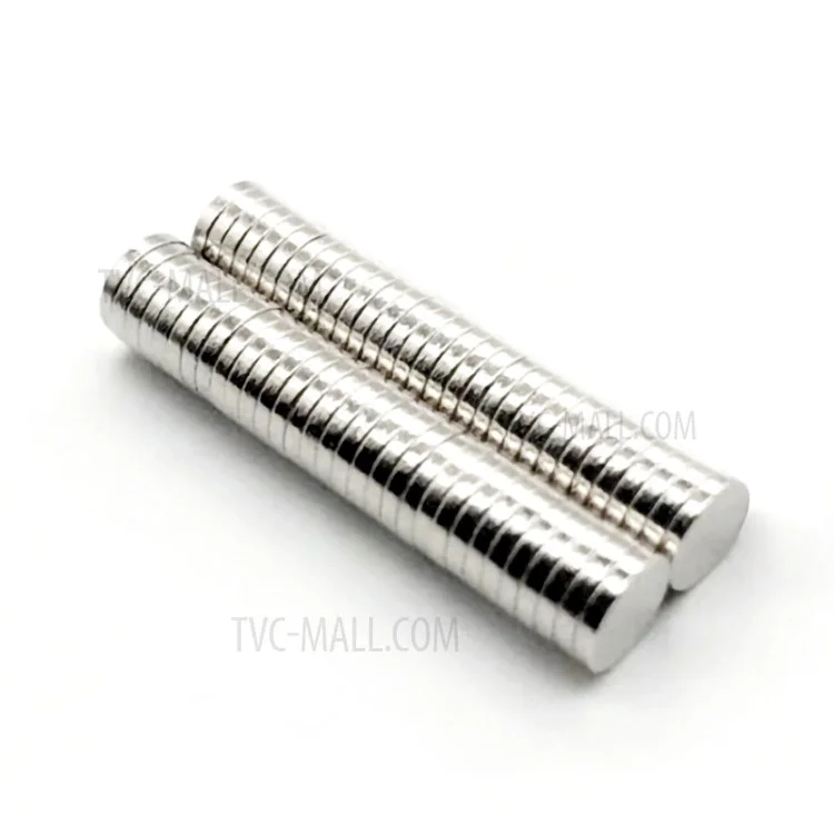 50 Unidades/Paquete 6*1 mm Imanes Magnéticos Redondos Pequeños de NdFeB Super Potentes 