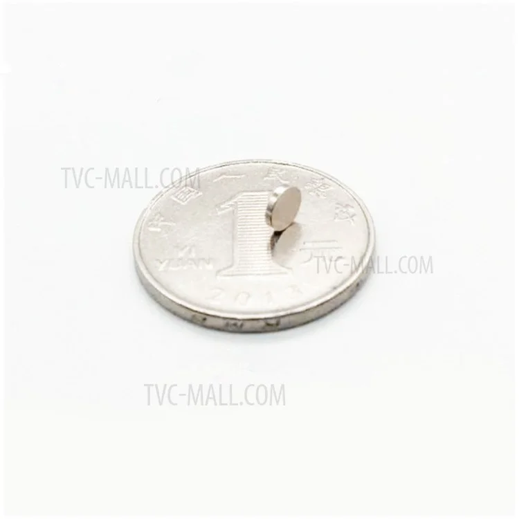 50 Unidades/Paquete 6*1 mm Imanes Magnéticos Redondos Pequeños de NdFeB Super Potentes 