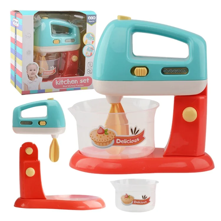 Enfants Electric Light Music Cuisine Jouet Filles Faire Semblant Play Simulation Small Appareils - Mixeur