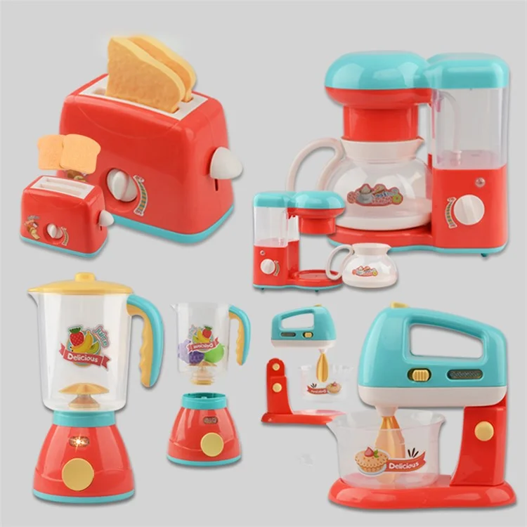 Enfants Electric Light Music Cuisine Jouet Filles Faire Semblant Play Simulation Small Appareils - Mixeur