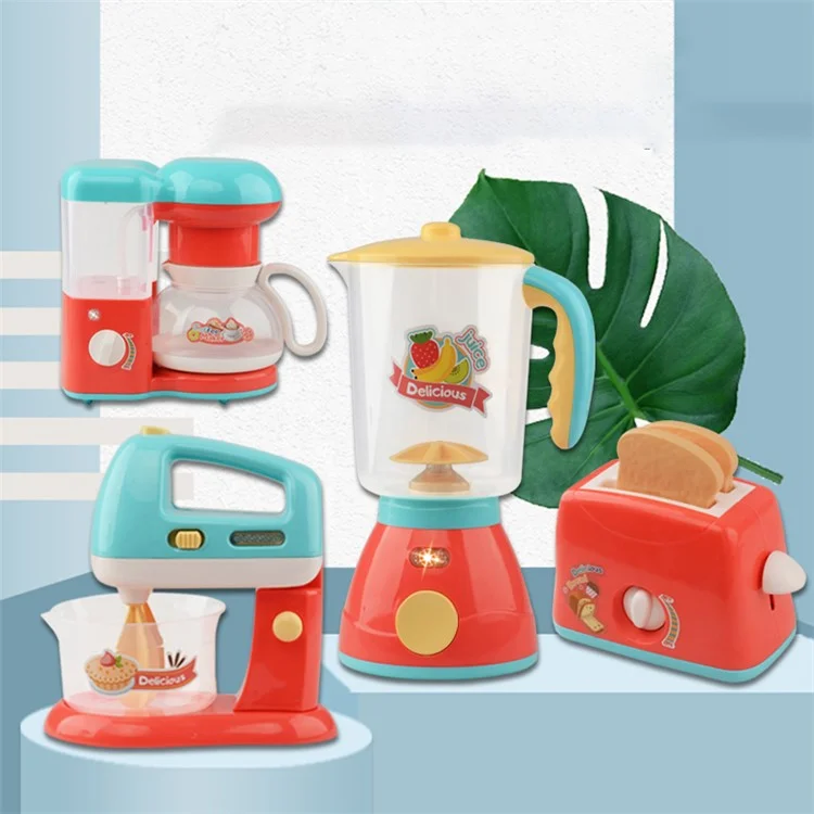 Enfants Electric Light Music Cuisine Jouet Filles Faire Semblant Play Simulation Small Appareils - Mixeur