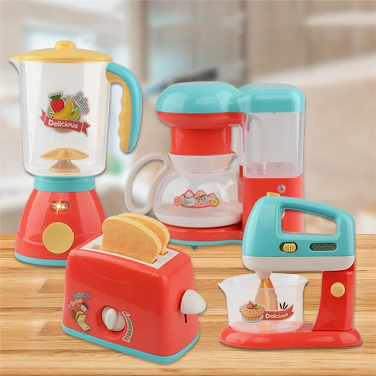 Enfants Electric Light Music Cuisine Jouet Filles Faire Semblant Play Simulation Small Appareils - Mixeur