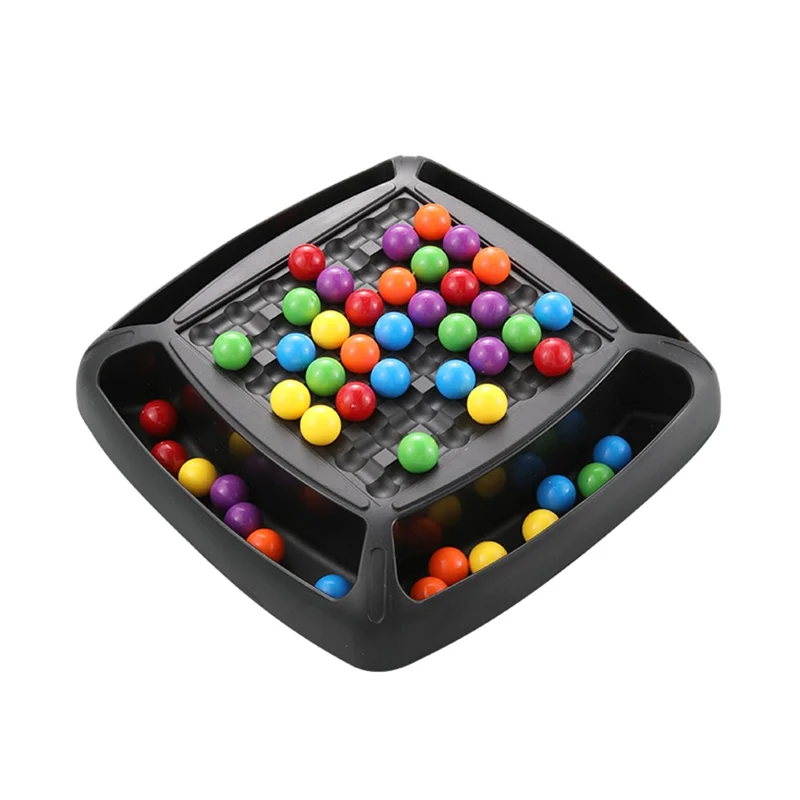 YS5698 Rainbow Ball Matching Game Forældre-barn brætspil Børns tidligere pædagogisk legetøj - Farverige bolde