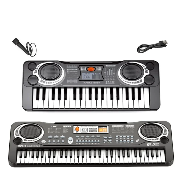 ZZ1427-2 37 Tasten Elektronisches Keyboard Elektrisches Klavier Musikalisches Instrument Lernspielzeug für Kinder