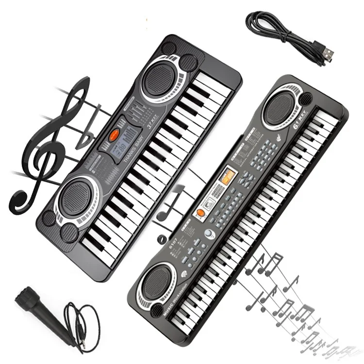 ZZ1427-2 37 Tasten Elektronisches Keyboard Elektrisches Klavier Musikalisches Instrument Lernspielzeug für Kinder