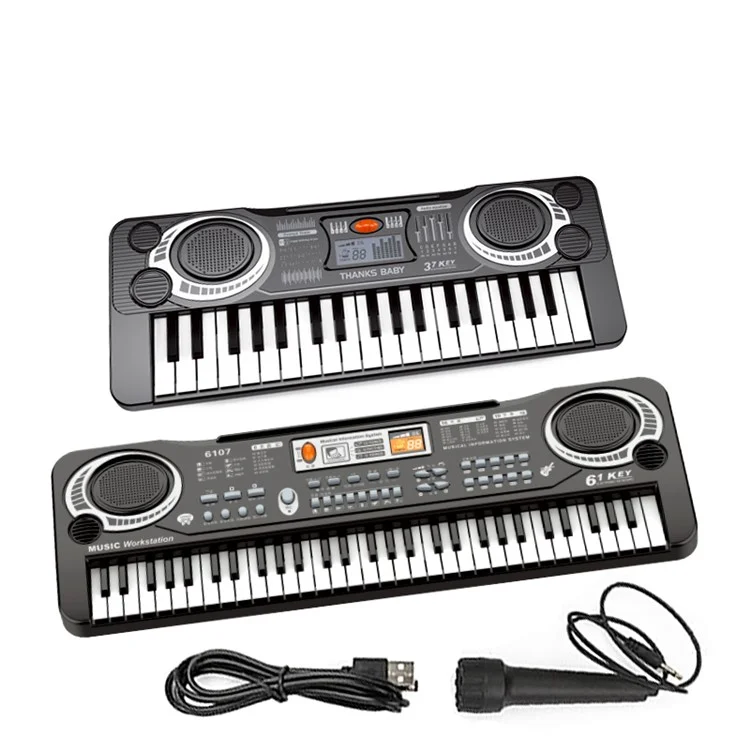 ZZ1427-2 37 Tasten Elektronisches Keyboard Elektrisches Klavier Musikalisches Instrument Lernspielzeug für Kinder