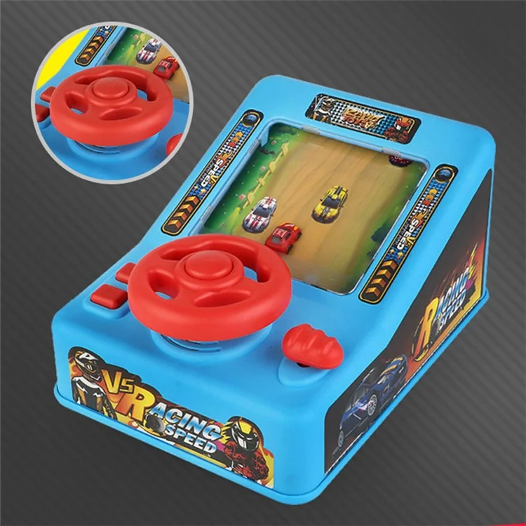 6908 Electric Car Adventure Toy Kids Simulation Racing Steering Wheel Game Console with Sound Effects