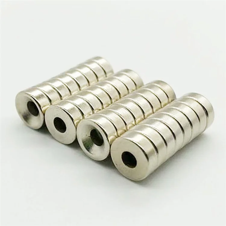 50PCS/Set 8mmx3mm NdFeB Strong Rare Earth Magnets Powerful Magnetics Round Base with Center Hole
