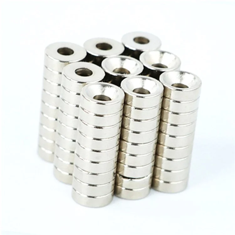 50PCS/Set 8mmx3mm NdFeB Strong Rare Earth Magnets Powerful Magnetics Round Base with Center Hole