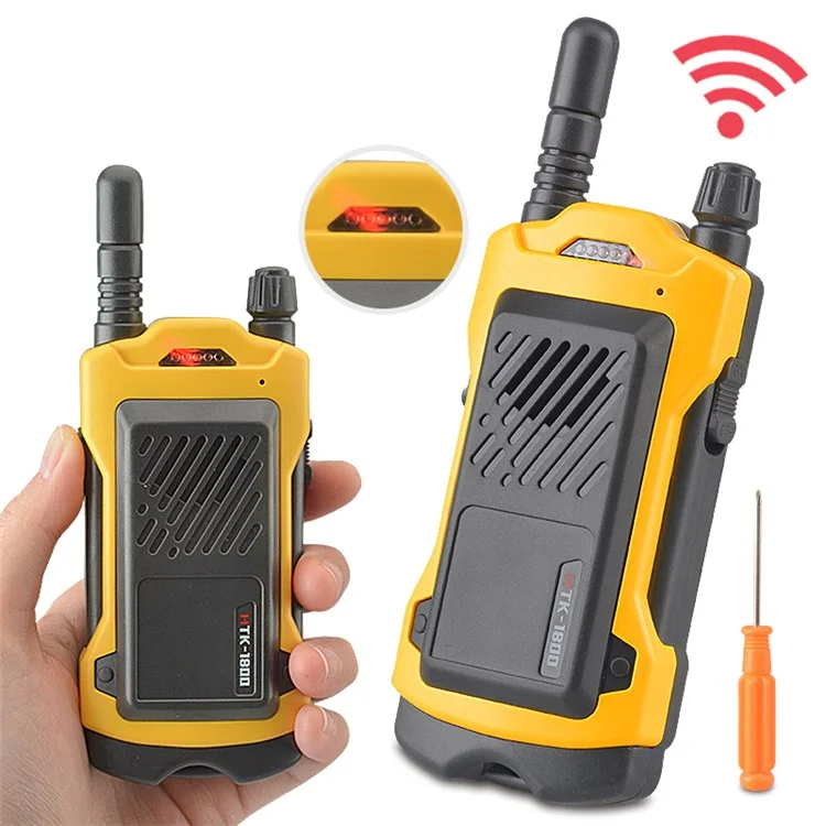 2pcs / Defina o Brinquedo de Rádio Sem Fio de Walkie-talkie, de Mini Wireless Intecom Para Crianças Para Crianças Para Crianças