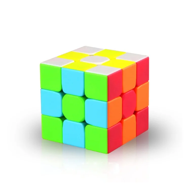 QIYI Warrior W 3x3x3 Sticker-less Magic Cube Puzzle Toy for Kids