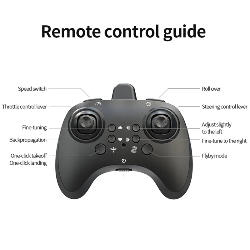 XKJ K500MAX RC Drone Quadcopter Throw-to-Fly Stunt Aircraft Toy for Indoor / Outdoor Use - Blue