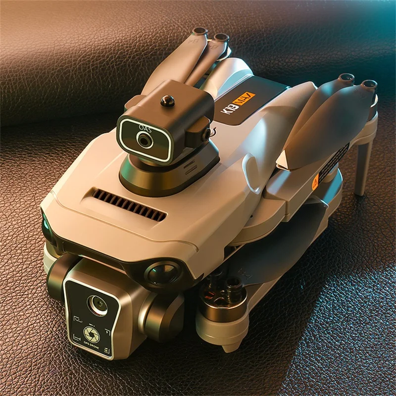 XKJ K19MAX Obstacle Avoidance Airdrop GPS Drone Dual Camera Foldable RC Quadcopter with 4.5 Inch Screen Controller